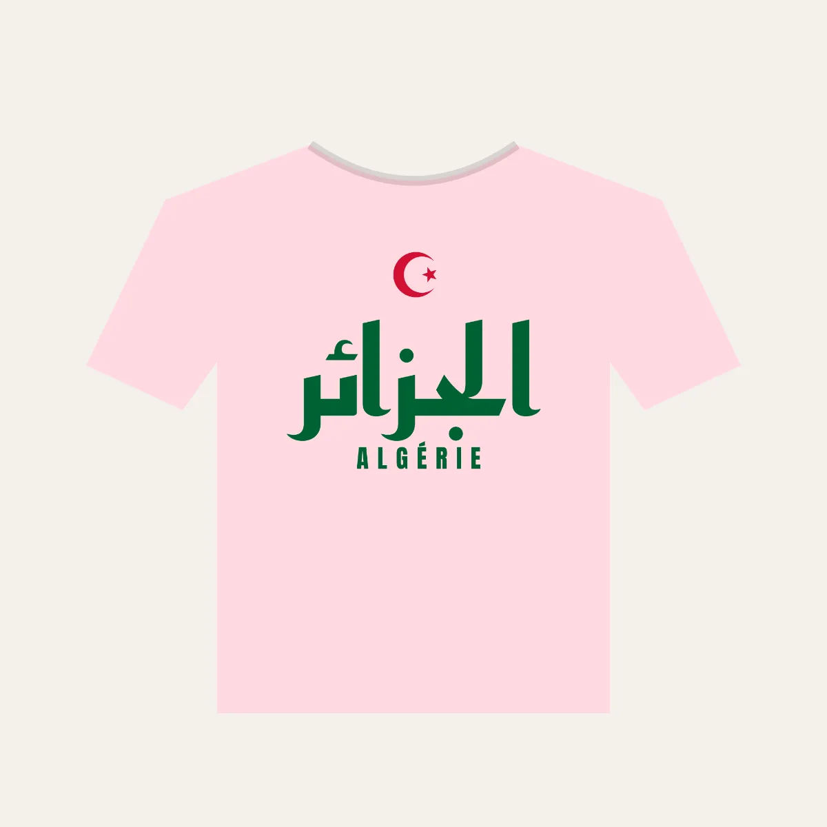 t-shirt algérie femme